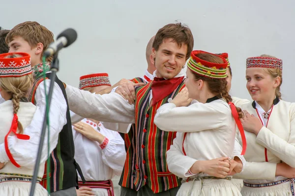 Vilyany Rezekne District Lettland 2008 Firandet Nationella Kultur Låtar Och — Stockfoto