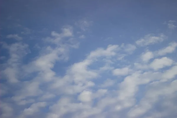 spring sky  white clouds in the blue sky