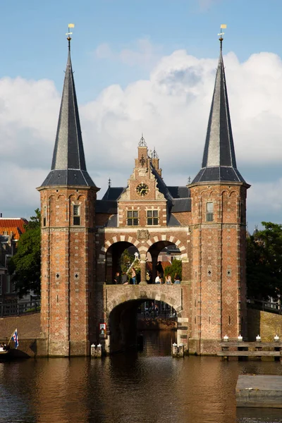 Sneek Friesland Netherlands August 2018 Famous Watergate Sneek Friesland Netherland — Stock Photo, Image