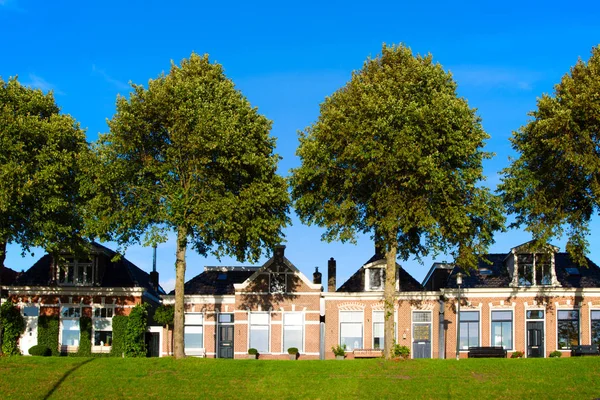 Traditional Houses Fortification Dokkum — Stock Photo, Image