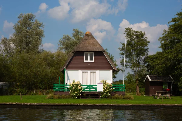 National Park Alde Feanen Friesland Netherlands August 2018 Holiday Home — Stock Photo, Image