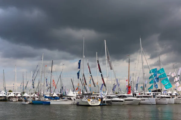 Lelystad Netherlands September 2018 Hiswa Water Boat Show Bataviahaven Lelystad — Stock Photo, Image