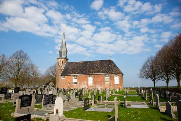 Церковь Святого Лаврентия Эхтене Фрисландия Нидерланды — стоковое фото