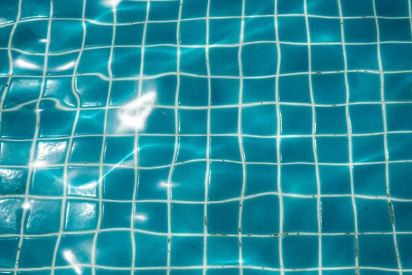 Yüzme Havuzu Doku Arka Planda Mavi Yüzeyine — Stok fotoğraf
