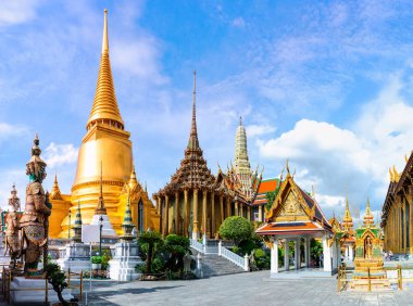 Zümrüt Buda veya Wat Phra Kaew Bangkok, Tayland, tapınak