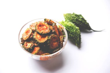 Karela Achar / acı kabak turşu, popüler Hint tarifi