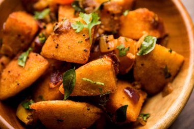 Masala Idlies - Domates ketçap ile artık ile tembel tembel kullanılarak yapılan Hindistan aperatif servis Güney kızarmış. seçici odak