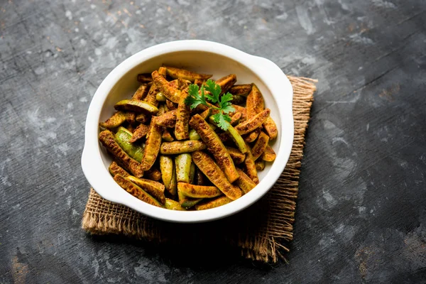 Tindora Sabzi Tendli Tondli Fry Also Known Ivy Gourd Fry — Stock Photo, Image