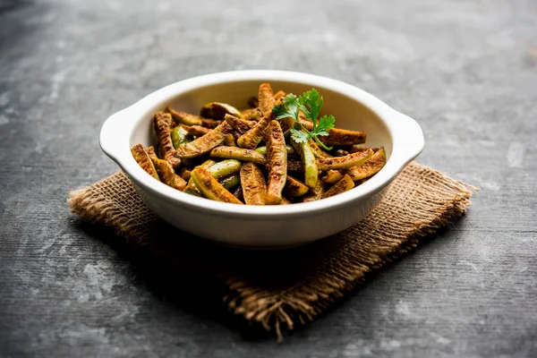 Tindora Sabzi Tendli Tondli Fry Also Known Ivy Gourd Fry — Stock Photo, Image