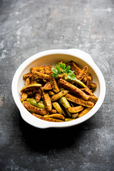 Tindora Sabzi Tendli Tondli Fry Also Known Ivy Gourd Fry — Stock Photo, Image