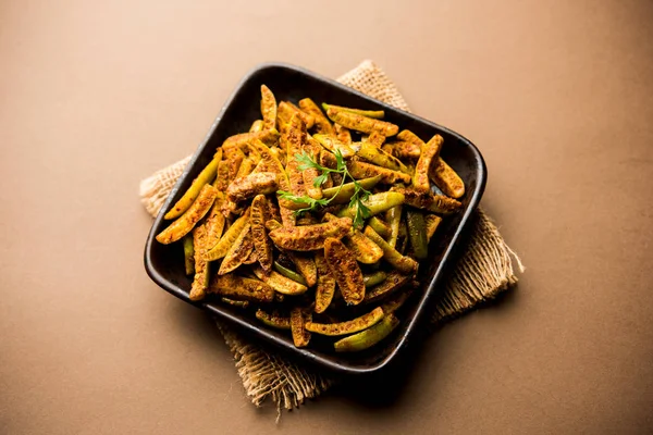 Tindora Sabzi Tendli Tondli Fry Also Known Ivy Gourd Fry — Stock Photo, Image