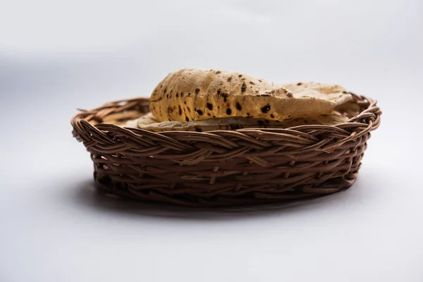 Чапати Тава Роти Известный Индийский Хлеб Фулка Фулка Основной Ингредиент — стоковое фото