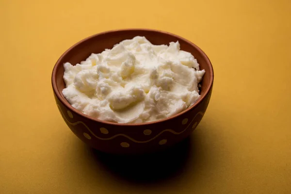 Beurre Blanc Fait Maison Makhan Makkhan Hindi Servi Dans Bol — Photo