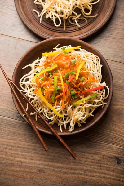 American Chop Suey Chopsuey Een Populaire Indochinese Eten Geserveerd Een — Stockfoto