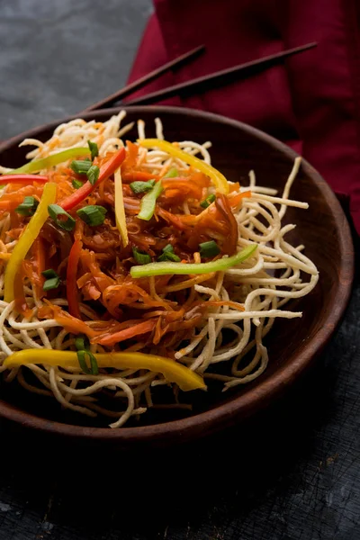 American Chop Suey Chopsuey Popular Indochinese Food Served Bowl Chop Royalty Free Stock Photos