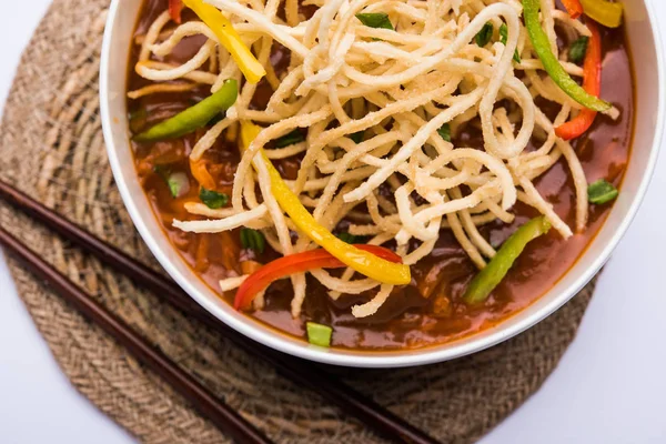 American Chop Suey Chopsuey Popular Indochinese Food Served Bowl Chop Royalty Free Stock Images