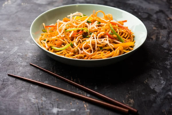 American Chop Suey Chopsuey Popular Indochinese Food Served Bowl Chop Royalty Free Stock Photos