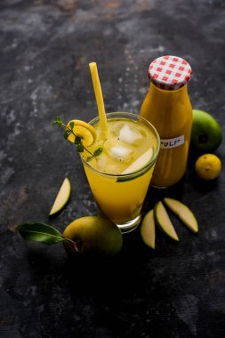 Aam Panna / panha veya Tuzlu ve tatlı Yeşil Mango Suyu