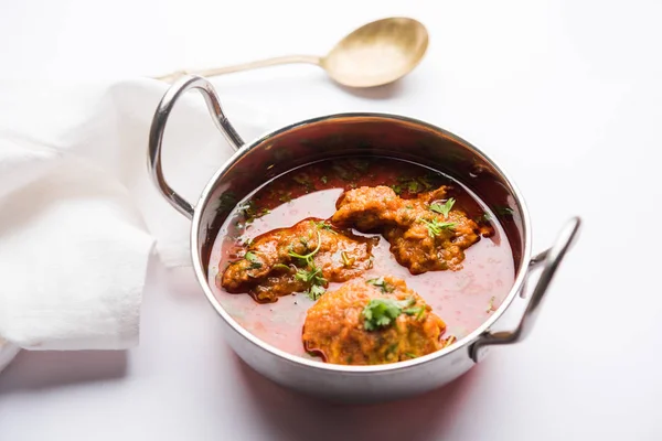 Lauki Kofta Curry Aus Flaschenkürbis Oder Doohi Serviert Einer Schüssel — Stockfoto