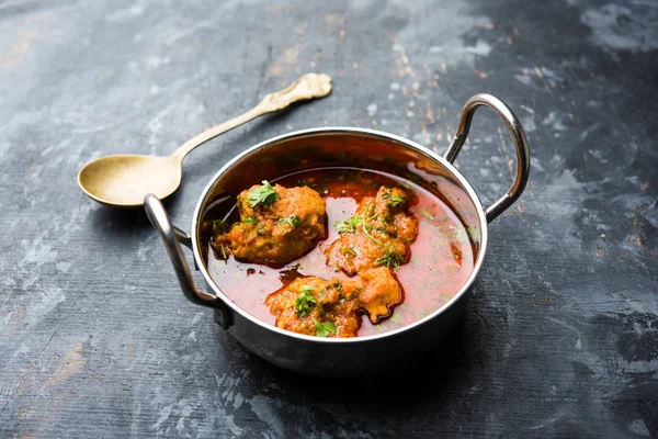 Lauki Kofta Curry Aus Flaschenkürbis Oder Doohi Serviert Einer Schüssel — Stockfoto