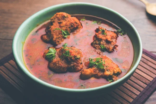 Lauki Kofta Curry Aus Flaschenkürbis Oder Doohi Serviert Einer Schüssel — Stockfoto