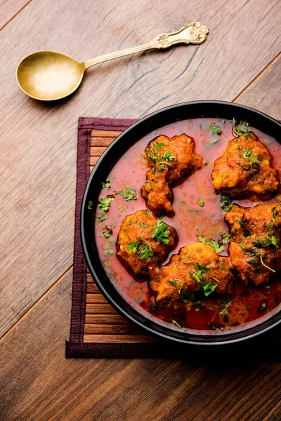 Lauki Kofta Curry Gemaakt Met Behulp Van Bottel Gourd Doodhi — Stockfoto