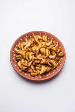 Sarımsak Fry veya Tala Hua Lahsun Hintçe, popüler bir garnitür veya maharashtra, Hindistan aperatifler olduğunu