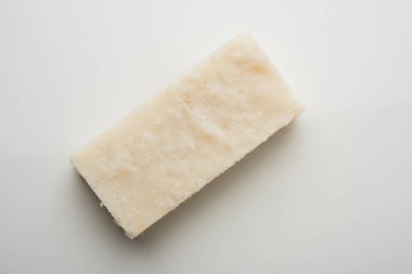 Hindistan cevizi Burfi / Kopra Pak / Taze Nariyal Fudge, seçici odak