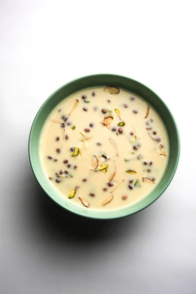 Basundi Rabri Oder Rabdi Ist Ein Dessert Aus Kondensmilch Und — Stockfoto