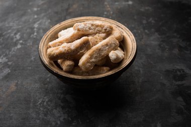 Maida Petha şeker şurubu kaplama ile Mısır Unu kullanılarak yapılan