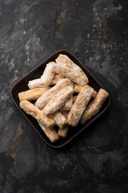 Maida Petha şeker şurubu kaplama ile Mısır Unu kullanılarak yapılan