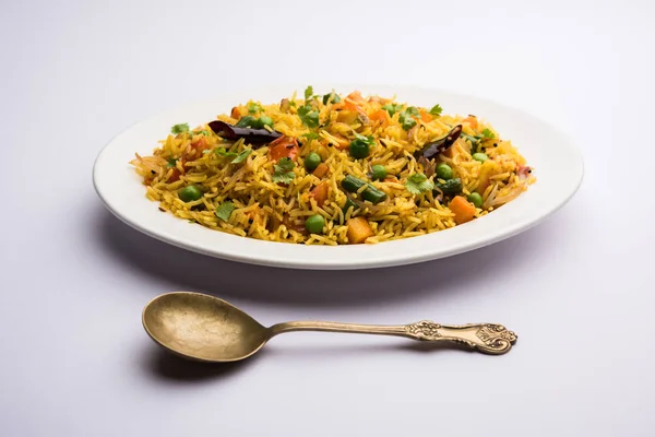 Tawa Pulao Pulav Pilaf Pilau Ist Ein Indisches Streetfood Das — Stockfoto