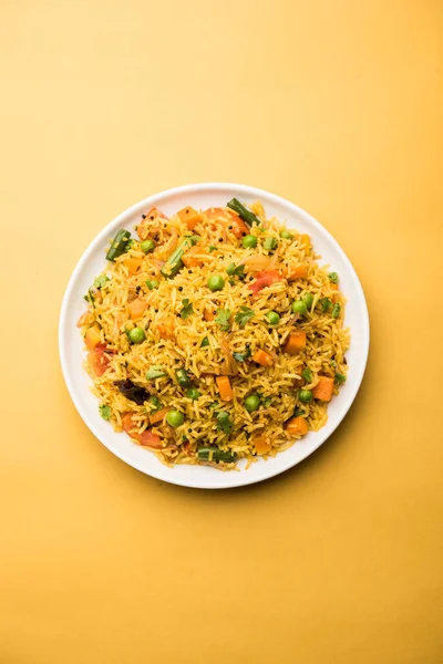 Tawa Pulao Pulav Pilaf Pilau Ist Ein Indisches Streetfood Das — Stockfoto