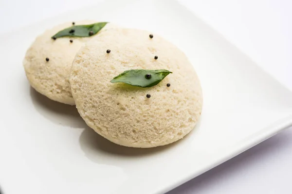 Idli Sambhar Idly Sambar Είναι Ένα Δημοφιλές Νότιο Ινδικό Φαγητό — Φωτογραφία Αρχείου