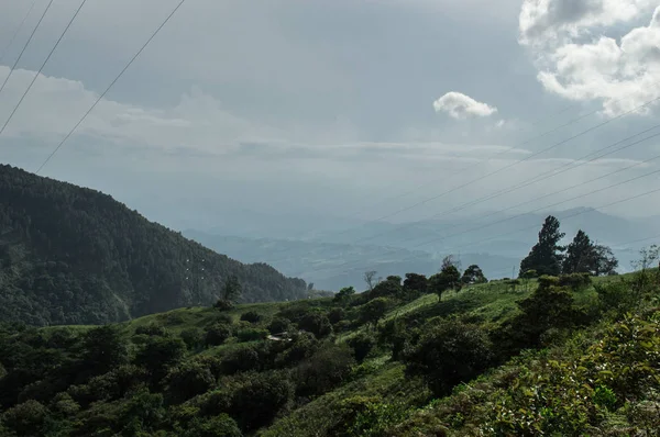 Vista Las Montaas Soleado — Fotografia de Stock