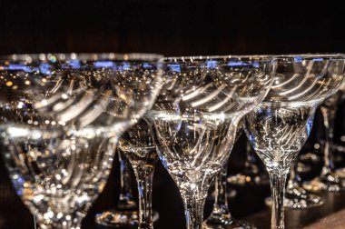 Copas de cristal para cocteles