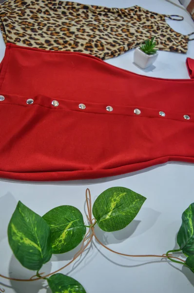 Beyaz arka plan üzerinde elbise