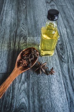 star anise and oil