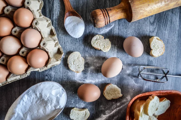 yumurta - un - ekmek ve mutfak eşyaları