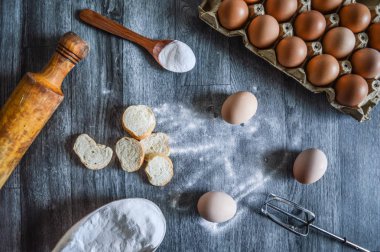 yumurta - un - ekmek ve mutfak eşyaları