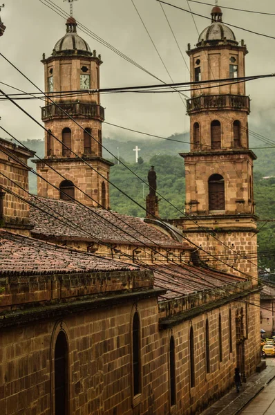 圣吉尔镇大教堂 哥伦比亚 — 图库照片