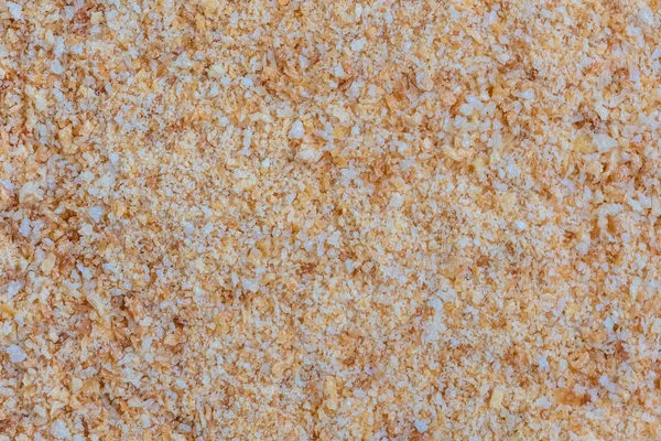 Struktura Okruchów Chleba Widok Góry Abstrakcyjne Tło Złotych Okruszków Chleba — Zdjęcie stockowe