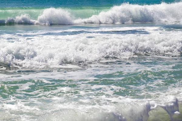 Beautiful Turquoise Azure Waves White Foam — Stock Photo, Image