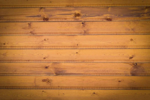 Textur Vägg Från Horisontella Träskivor Bakgrund Med Vinjett Kopiera Utrymme — Stockfoto