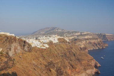 Santorini büyüleyici manzarası