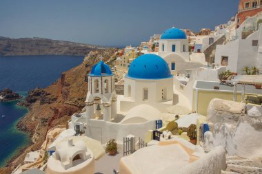 Santorini büyüleyici manzarası