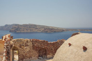 Santorini büyüleyici manzarası
