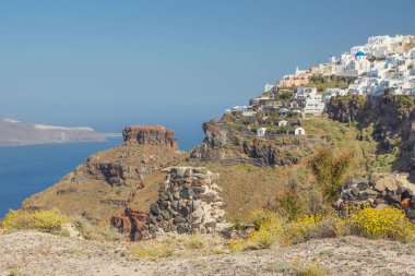 Santorini büyüleyici manzarası