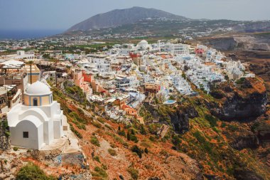 Santorini büyüleyici manzarası