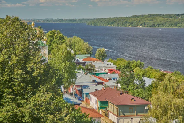 Волга Старый Русский Город Плес — стоковое фото